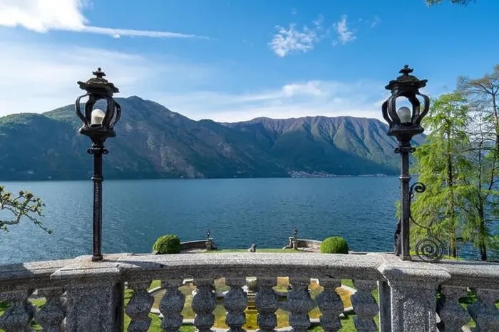 Framed Print : Amazing view from park Mayer in Tremezzo - Como lake in Italy Framed Print : Amazing view from park Mayer in Tremezzo - Como lake in Italy