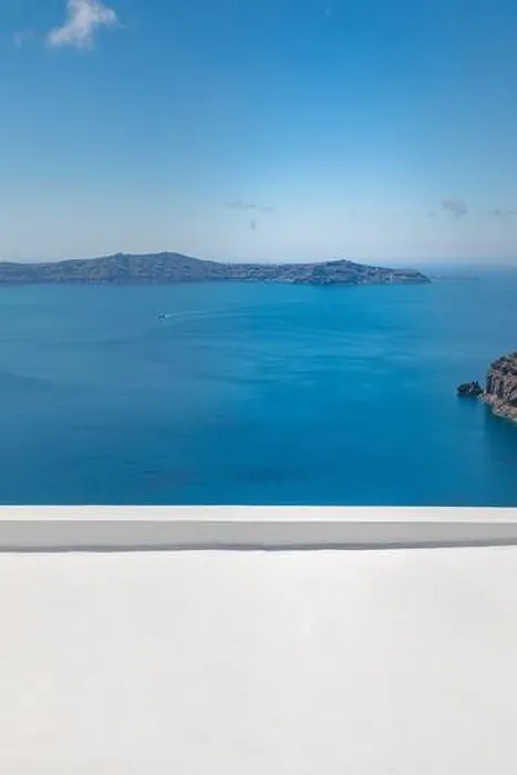 Framed Print : Amazing view of tourism destination Greece, Europe. Traveling concept background. White architecture, blue sea view summer vacation landscape banner Framed Print : Amazing view of tourism destination Greece, Europe. Traveling concept background. White architecture, blue sea view summer vacation landscape banner