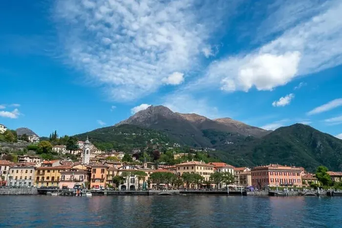Framed Print : Amazing view of village in Menaggio - Como lake in Italy Framed Print : Amazing view of village in Menaggio - Como lake in Italy