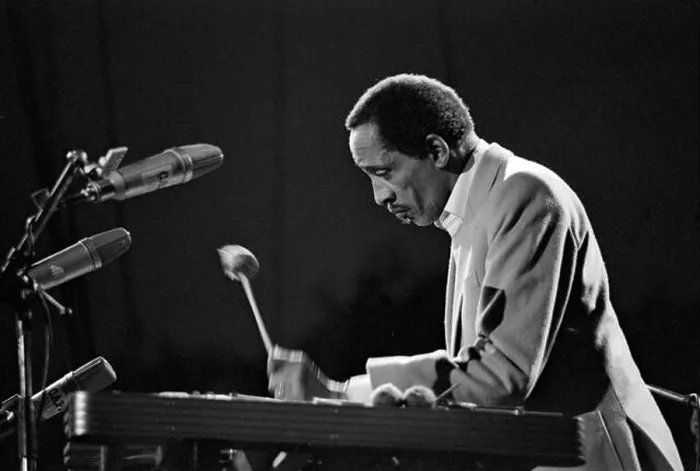 Framed Print : American vibraphone player Milt Jackson performing with the Modern Jazz Quartet at the 1982 Capital Radio Jazz Festival in Knebworth, England Framed Print : American vibraphone player Milt Jackson performing with the Modern Jazz Quartet at the 1982 Capital Radio Jazz Festival in Knebworth, England