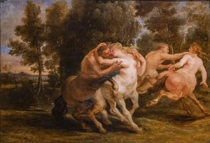 Framed Print : Amores de Centauros, Rubens, Flandes Framed Print : Amores de Centauros, Rubens, Flandes