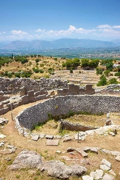 Ancient city of Mycenae, Peloponnese, Greece