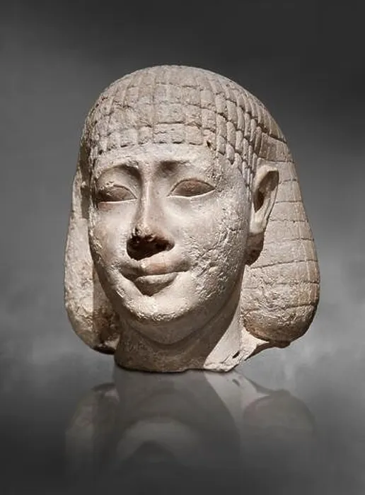 Framed Print : Ancient Egyptian statue bust of a male, graywacke, Late Period, (722-322 BC). Egyptian Museum, Turin. Grey background. Old Fund. Cat 3078 Framed Print : Ancient Egyptian statue bust of a male, graywacke, Late Period, (722-322 BC). Egyptian Museum, Turin. Grey background. Old Fund. Cat 3078