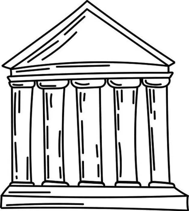 Framed Print : Ancient Greek architecture, a symbol of law and justice Framed Print : Ancient Greek architecture, a symbol of law and justice