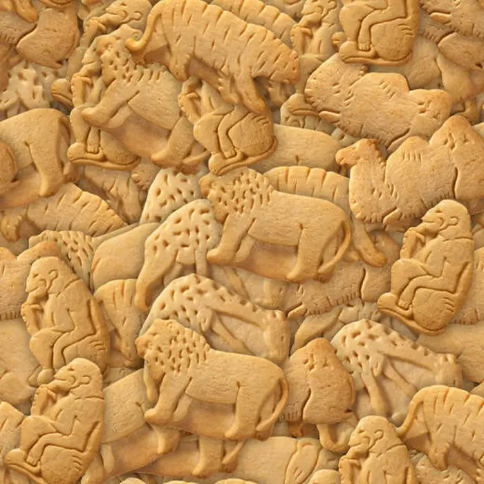 Framed Print : Animal Crackers Seamless Texture Tile Framed Print : Animal Crackers Seamless Texture Tile