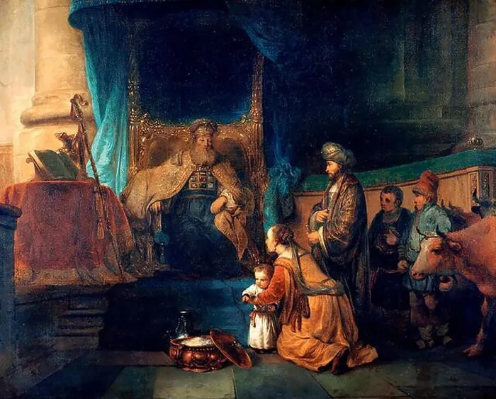 Framed Print : Anna presenting her son Samuel to the priest Eli - Gerbrand van den Eeckhout, circa 1665 Framed Print : Anna presenting her son Samuel to the priest Eli - Gerbrand van den Eeckhout, circa 1665