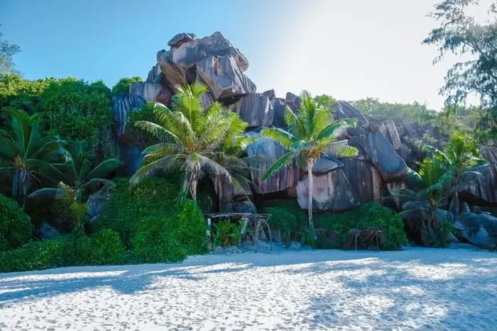 Framed Print : Anse Cocos Beach, La Digue Island Framed Print : Anse Cocos Beach, La Digue Island