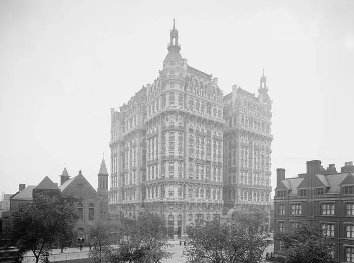 Framed Print : Ansonia Apartments, located at 2109 Broadway, between West 73rd and West 74th Streets, New York City 1904 Framed Print : Ansonia Apartments, located at 2109 Broadway, between West 73rd and West 74th Streets, New York City 1904