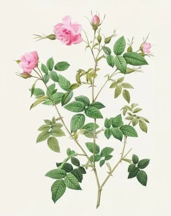 Framed Print : Antique Rose illustration.Beautiful Rose Flower. Wild Rose Framed Print : Antique Rose illustration.Beautiful Rose Flower. Wild Rose