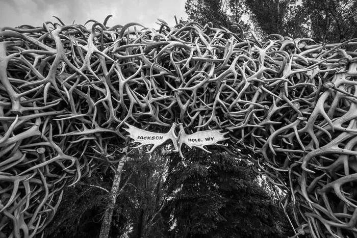 Framed Print : Antler Arch in Jackson Hole Wyoming Framed Print : Antler Arch in Jackson Hole Wyoming
