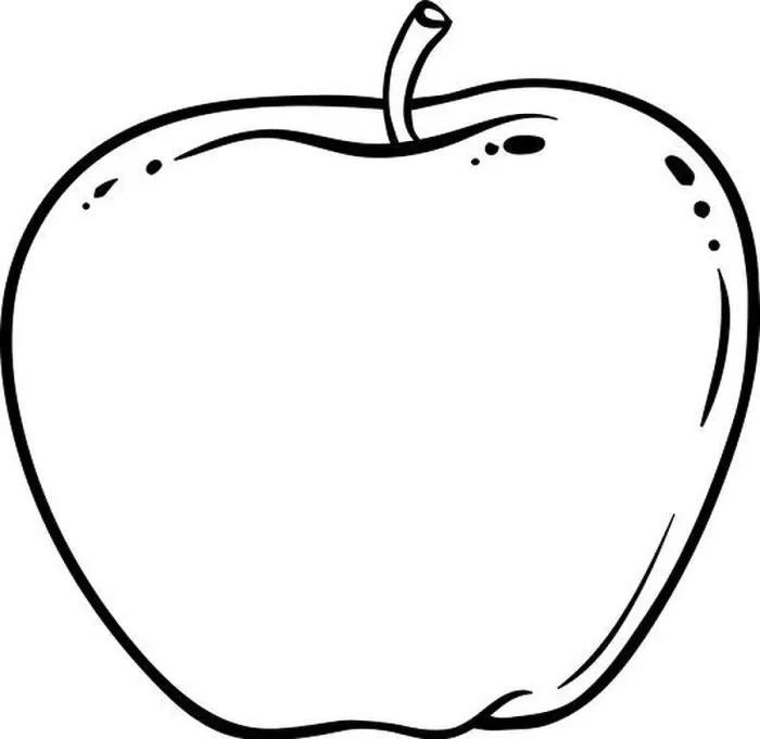 Framed Print : Apple Fruit Isolated Outline Illustration Framed Print : Apple Fruit Isolated Outline Illustration