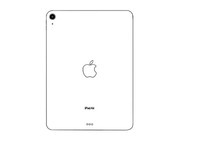 Framed Print : Apple IPad Air Graphik style Framed Print : Apple IPad Air Graphik style