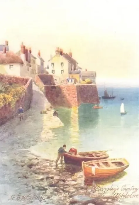 Framed Print : APPLEDORE. Town view.. North Devon 1906 old antique vintage print picture Framed Print : APPLEDORE. Town view.. North Devon 1906 old antique vintage print picture