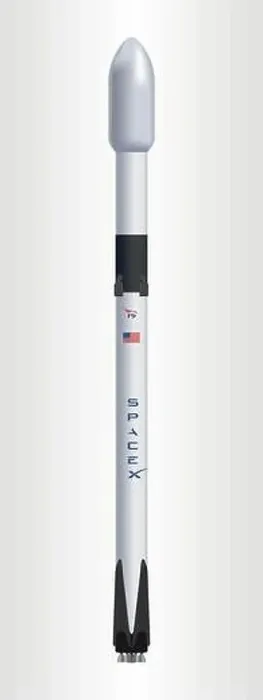 Framed Print : April 05, 2019: Illustration of the Falcon 9 rocket, produced by SpaceX Framed Print : April 05, 2019: Illustration of the Falcon 9 rocket, produced by SpaceX