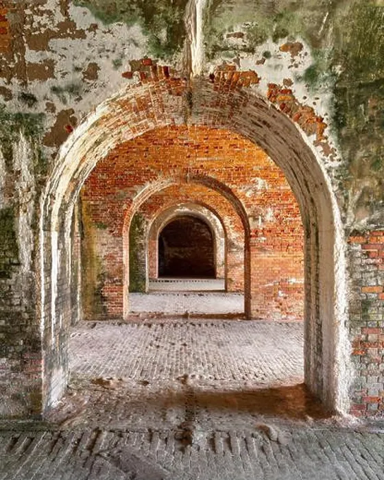 Framed Print : Arched brick doorways from the 1800's with lots of texture Framed Print : Arched brick doorways from the 1800's with lots of texture