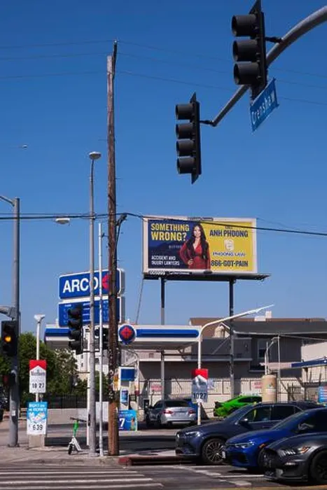 Framed Print : Arco gas station, intersection of Venice and Crenshaw, Los Angeles, California, United States of America Framed Print : Arco gas station, intersection of Venice and Crenshaw, Los Angeles, California, United States of America
