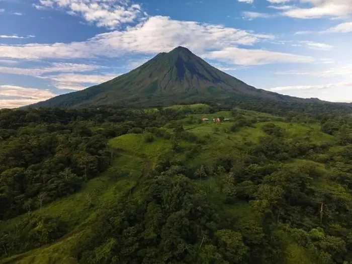Framed Print : Arenal Volcano Drone Aerial in La Fortuna, Costa Rica Framed Print : Arenal Volcano Drone Aerial in La Fortuna, Costa Rica
