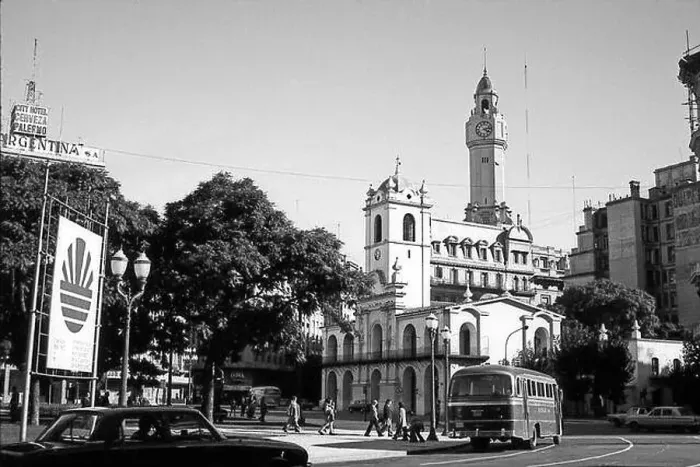 Framed Print : ARG 262B Buenos Aires Argentina 1973 Cabildo of Buenos Aires city centre traffic scene with a bus and people Framed Print : ARG 262B Buenos Aires Argentina 1973 Cabildo of Buenos Aires city centre traffic scene with a bus and people