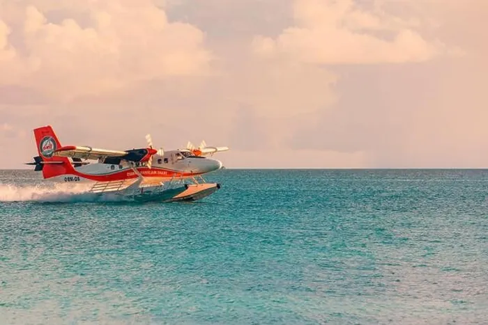 Framed Print : Ari Atoll, Maldives - 05.05.2018: Luxury summer travel destination with seaplane in Maldives islands. Exotic vacation holiday transportation, Maldives Framed Print : Ari Atoll, Maldives - 05.05.2018: Luxury summer travel destination with seaplane in Maldives islands. Exotic vacation holiday transportation, Maldives