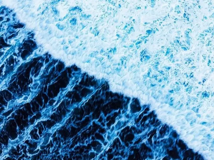 Framed Print : Arial view of splashing oceanic waves with bubbles and foam. Copy space. High quality photo Framed Print : Arial view of splashing oceanic waves with bubbles and foam. Copy space. High quality photo