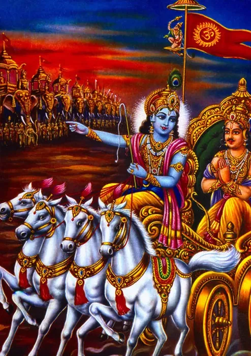 Framed Print : Arjuna In Chariot Hindu God Framed Print : Arjuna In Chariot Hindu God