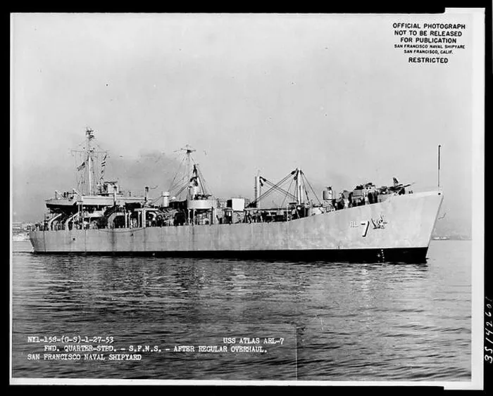 Framed Print : ARL-7 Atlas, Ships, Naval Vessels, Boats, Naval History, Navy Framed Print : ARL-7 Atlas, Ships, Naval Vessels, Boats, Naval History, Navy