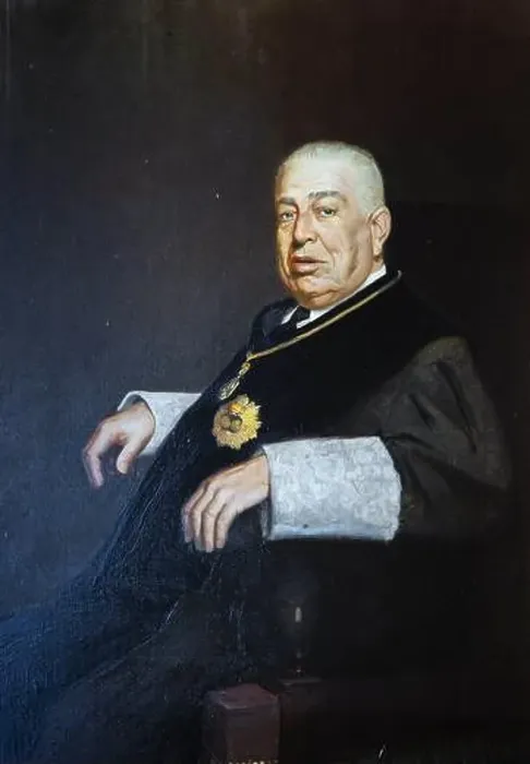 Framed Print : Armand Miravalls i Bové  /  Retrato de Joaquín Dualde Gómez, 1930. Ilustre Colegio de la Abogacía de Barcelona