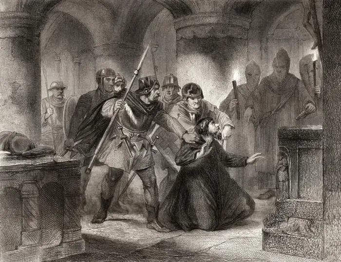 Framed Print : Arrest of Johannes Milicius or Jan Milíč z Kroměříže Framed Print : Arrest of Johannes Milicius or Jan Milíč z Kroměříže