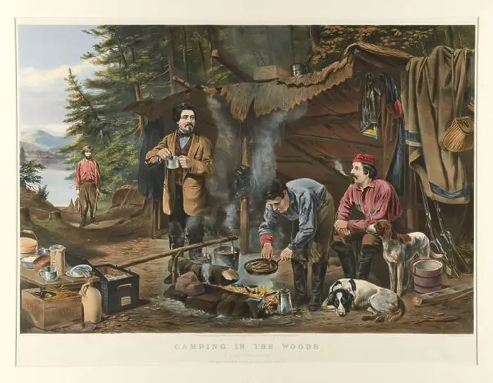 Framed Print : Artist: Currier & Ives, American Framed Print : Artist: Currier & Ives, American