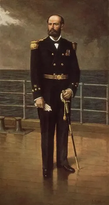 Framed Print : ARTURO PRAT CHACON-COMANDANTE DE CORBETA'ESMERALDA'CHILENO Framed Print : ARTURO PRAT CHACON-COMANDANTE DE CORBETA'ESMERALDA'CHILENO