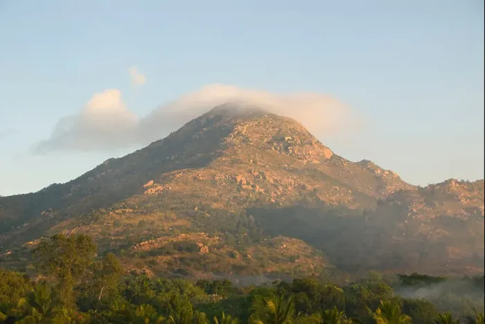 Framed Print : Arunachala Hill in Tiruvannamalai in Tamil Nadu India Framed Print : Arunachala Hill in Tiruvannamalai in Tamil Nadu India