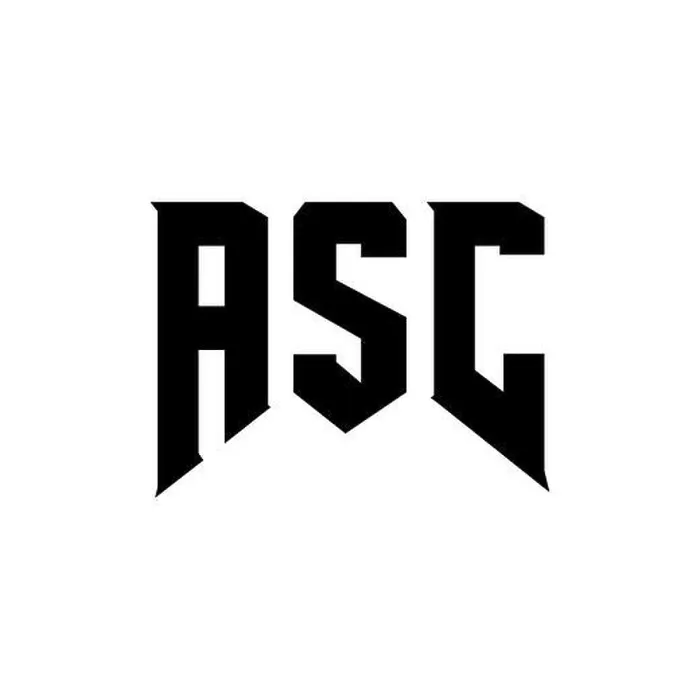 Framed Print : ASC letter logo design for technology company Framed Print : ASC letter logo design for technology company