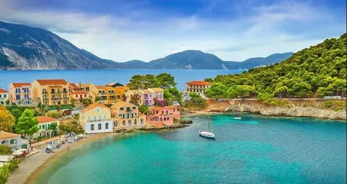 Framed Print : Assos village, Kefalonia Island, Greece Framed Print : Assos village, Kefalonia Island, Greece
