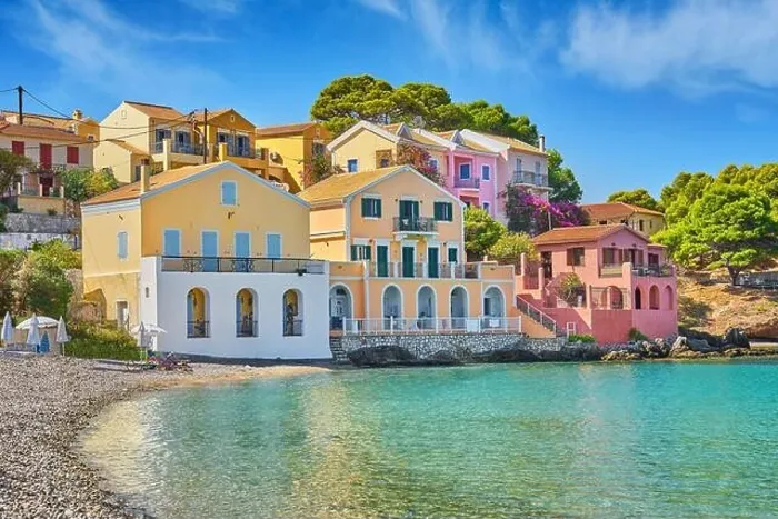 Framed Print : Assos village, Kefalonia Island, Greece Framed Print : Assos village, Kefalonia Island, Greece