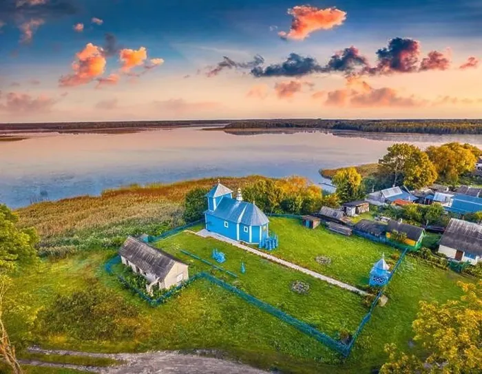 Framed Print : Astonishing summer view from flying drone of Svyato-Symeonivsʹka church Framed Print : Astonishing summer view from flying drone of Svyato-Symeonivsʹka church