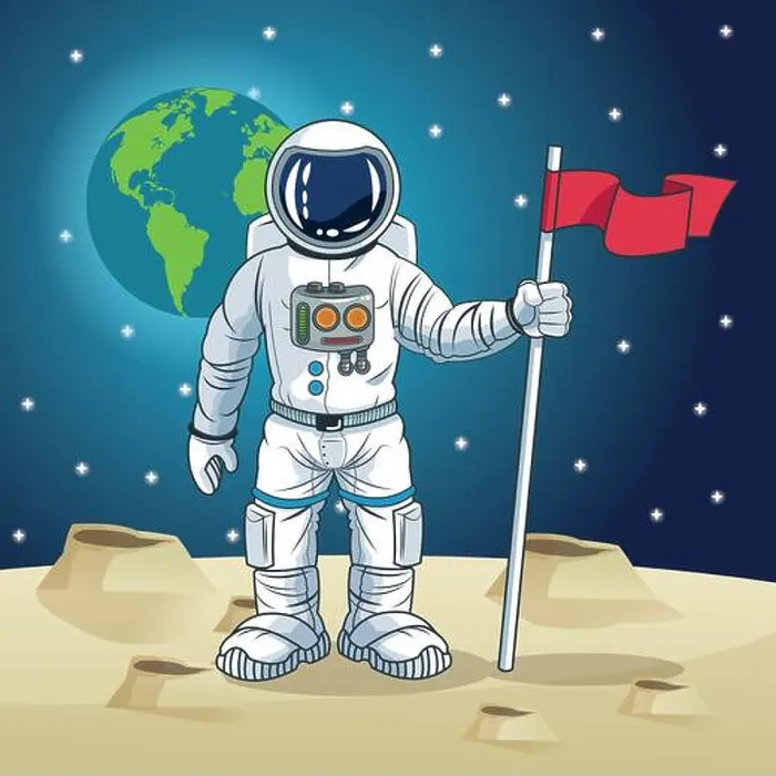 Framed Print : Astronaut space cartoon design Framed Print : Astronaut space cartoon design