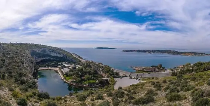 Framed Print : Athens Greece riviera coast, Vouliagmeni Framed Print : Athens Greece riviera coast, Vouliagmeni