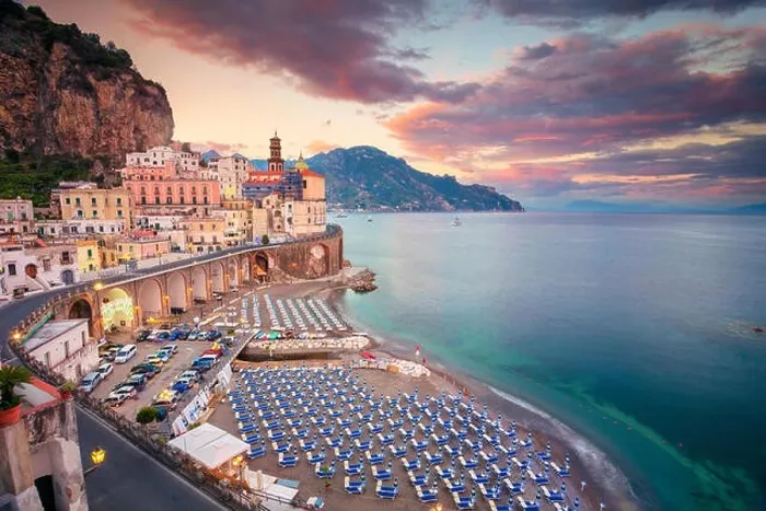 Framed Print : Atrani. Aerial view of Atrani famous coastal village located on Amalfi Coast, Italy Framed Print : Atrani. Aerial view of Atrani famous coastal village located on Amalfi Coast, Italy