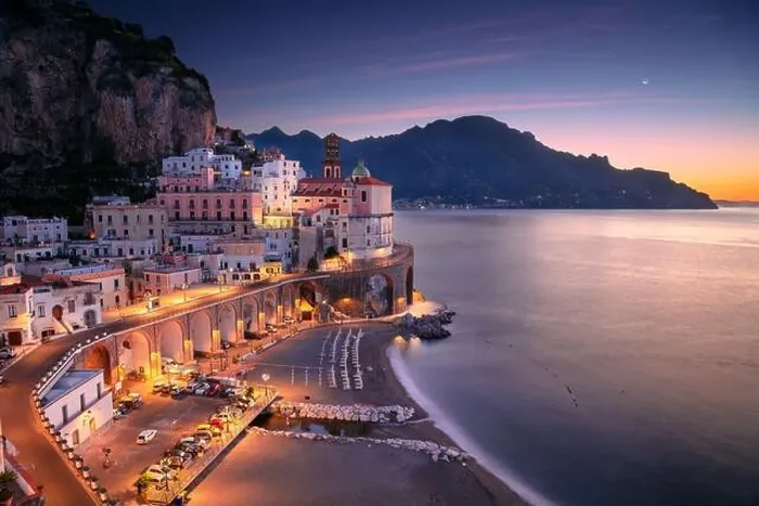 Framed Print : Atrani, Amalfi Coast, Italy. Aerial cityscape image of famous city Atrani located on Amalfi Coast, Italy at sunrise Framed Print : Atrani, Amalfi Coast, Italy. Aerial cityscape image of famous city Atrani located on Amalfi Coast, Italy at sunrise