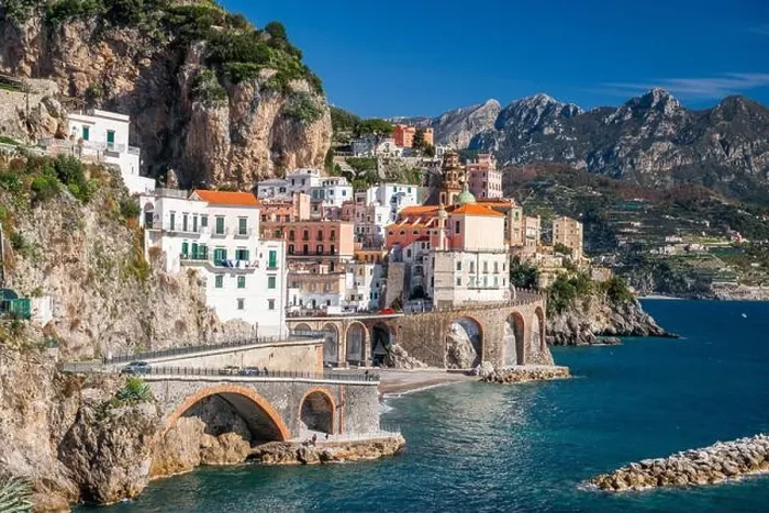 Framed Print : Atrani, Italy along the beautiful Amalfi Coast in the afternoon Framed Print : Atrani, Italy along the beautiful Amalfi Coast in the afternoon