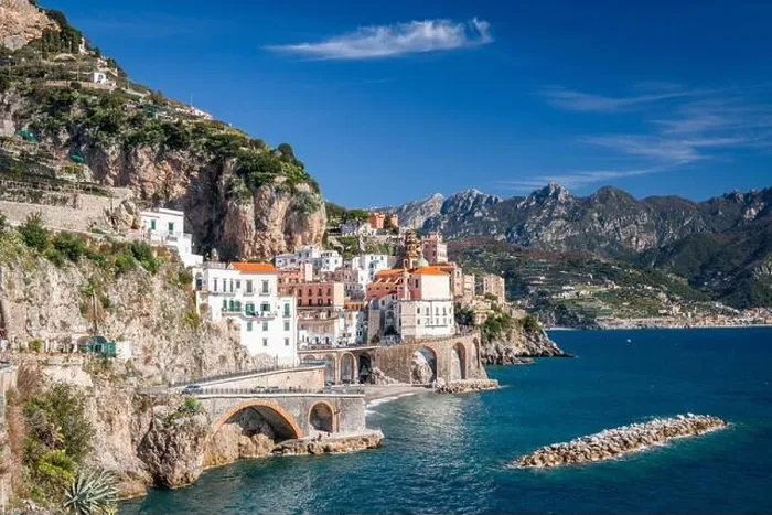 Framed Print : Atrani, Italy along the beautiful Amalfi Coast in the afternoon Framed Print : Atrani, Italy along the beautiful Amalfi Coast in the afternoon