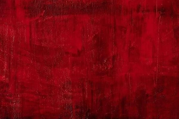 Attractive fantasy painting in dark red. Hand drawn oil or acrylic painting texture. New stylish abstract art background. Oil painting on canvas in