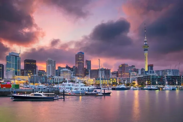 Framed Print : Auckland. Cityscape image of Auckland skyline, New Zealand during sunrise Framed Print : Auckland. Cityscape image of Auckland skyline, New Zealand during sunrise