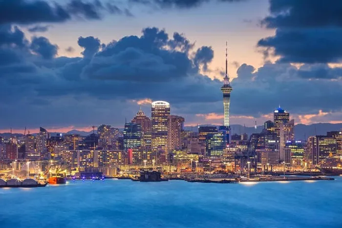 Framed Print : Auckland. Cityscape image of Auckland skyline, New Zealand during sunset Framed Print : Auckland. Cityscape image of Auckland skyline, New Zealand during sunset