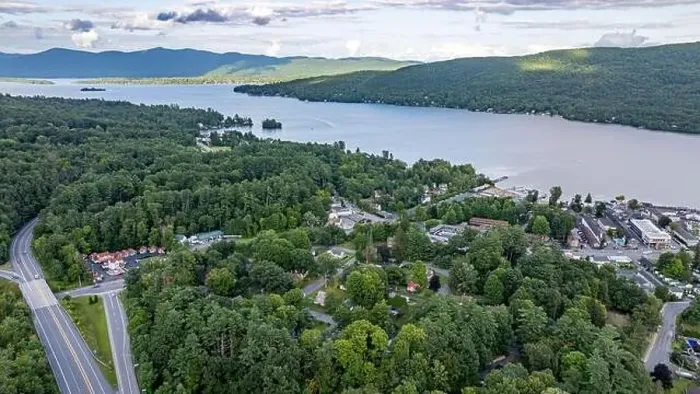 Framed Print : August 20 2024, Sunny afternoon summer aerial image of the area surrounding Lake George, NY, USA Framed Print : August 20 2024, Sunny afternoon summer aerial image of the area surrounding Lake George, NY, USA
