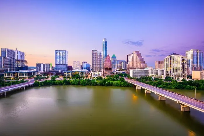 Framed Print : Austin, Texas, USA downtown skyline Framed Print : Austin, Texas, USA downtown skyline