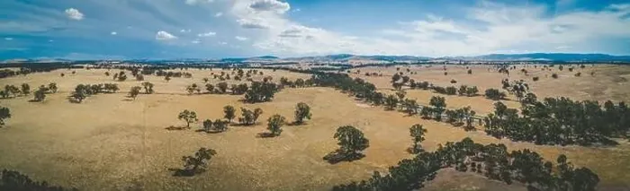 Framed Print : Australian outback on hot summer day - wide aerial panorama Framed Print : Australian outback on hot summer day - wide aerial panorama