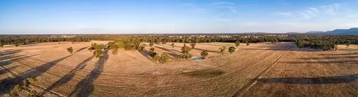 Framed Print : Australian outback - wide aerial panorama with text space Framed Print : Australian outback - wide aerial panorama with text space