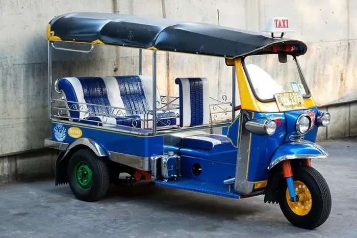 Framed Print : auto rickshaw, called tuk-tuk in Thailand Framed Print : auto rickshaw, called tuk-tuk in Thailand