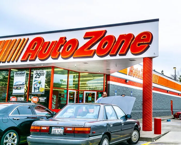 Framed Print : An Autozone auto parts store in Modesto California USA Framed Print : An Autozone auto parts store in Modesto California USA